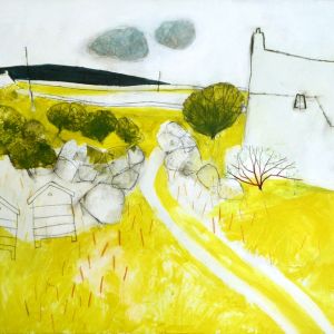 small holding with beehive